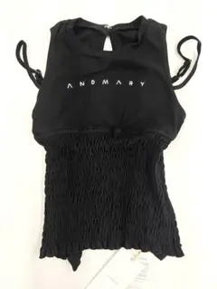 Ami shirring logo tops andmary　即納