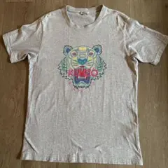 KENZO トラプリント Tシャツ M グレー