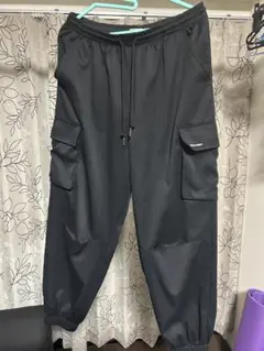 Hook ブラックカーゴパンツ　メンズ　レディース