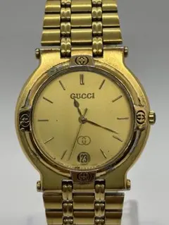 GUCCI　9200m　時計 Gucci 9200M Gold White Dial Date Quartz Unisex Vintage Watch