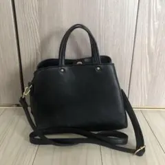 ブラックハンドバッグ ショルダーバッグ
