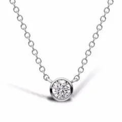 期間限定 K9 0.17ct 1粒ダイヤモンドネックレス ジュエリーマキ