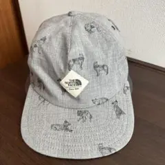 THE NORTH FACE オオカミ柄キャップ グレー