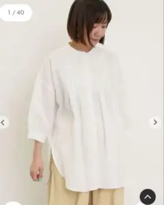今期 SM2 柄アソートピンタックチュニック ブラウス