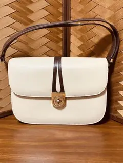Oscar de la Renta 本革 ショルダーバッグ 2way ベージュ
