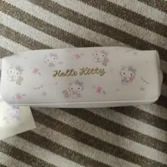 サンリオ　ハローキティ　ダブルファスナーペンケース