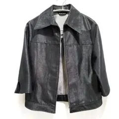 【美品】WATER BACK 七分袖 ジップアップジャケット