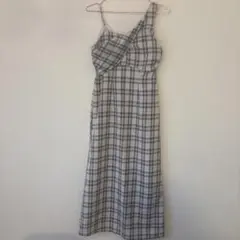 ♡新品♡チェックアシンメトリーワンピース♡