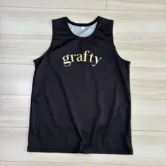 grafty バスケットボール タンクトップ 黒　S