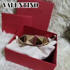 希少✨美品✨ヴァレンティノ ガラヴァーニロックブレスレット レザー スタッズ