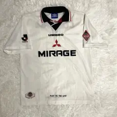 【レア】浦和レッズ 1997年UMBRO MIRAGE ホーム　ユニフォーム　L レア】浦和レッズ 1997年UMBRO MIRAGE ホーム ユニフォー