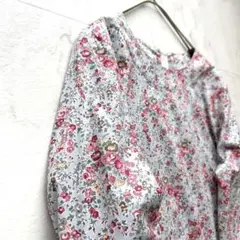 美品✨ニーム リバティプリント テイタム タナローン ワンピース 日本製 水色系