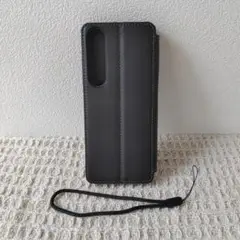 Xperia 1 IV ケース 手帳型 スマホケース ブラック 黒