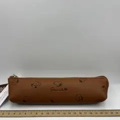 ★新品★ スヌーピー エンボスチェック スリムペンポーチ 【BR】