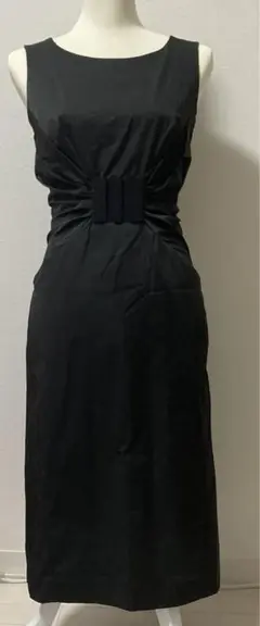 新品タグ付き　ポールカ38ブラックワンピース（ボレロ付き）