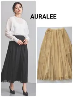 【極美品✨】AURALEE シアープリーツ　ロングスカート　マキシ丈 楽天市場】シアープリーツスカートの通販