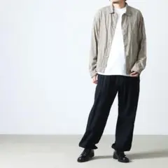 comoli ストライプブルゾン
