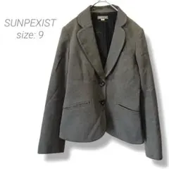【サンペックスイスト 】SUNPEXISTレディースフォーマルジャケット 9灰色