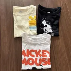 ユニクロ　UTミッキーマウス　100cm3枚セット