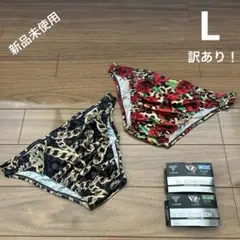 訳あり！メンズ　アンダーウェア ビキニ　2枚セット　L