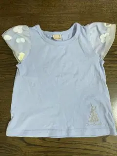 【新品未使用】petit main シンデレラ フリル付Tシャツ 100cm
