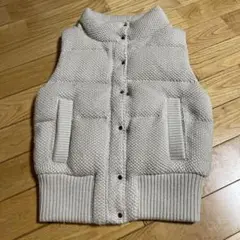 アンタイトルニットベストサイズMベージュ