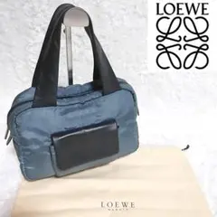 希少美品 最高級 Vintage 90s LOEWE ハンドバッグ マドリード