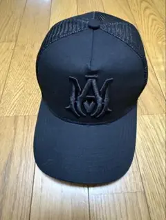 AMIRI ブラック トラッカーキャップ