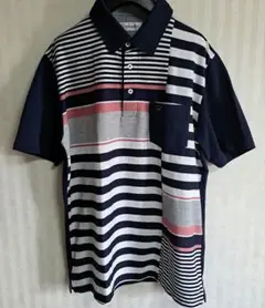 Golden Bear ストライプ ポロシャツ LL
