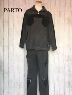 特大サイズ PARTO SPORT ホワイトセットアップ上下 B系HIPHOP 特大サイズ PARTO SPORT ホワイトセットアップ上下 B系HIPHOP