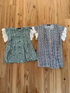URBAN CHERRY 花柄 半袖シャツ 100cm 120cm