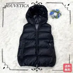 美品⭐️デュベティカ 高級グース ダウンベスト FEBDUE 40 ブラック
