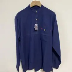 GLOBAL WORK インディゴ プルオーバーシャツ M 難あり品