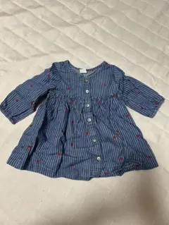 ギャップベビー ハートデニムトップス ワンピース 6-12month 70