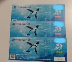 サンシャイン水族館チケット3枚 (大人2、こども1)