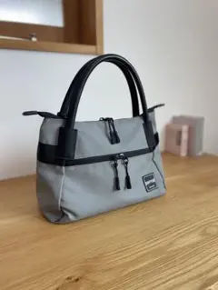 DUFFER グレー ミニトートジムバック　 保冷ドリンクホルダー付き⭐︎⭐︎⭐︎