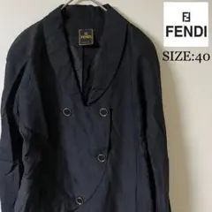 90s FENDI(フェンディ)変形ジャケット/40/ブラック