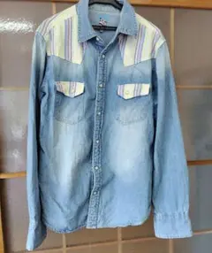 ダウントゥーサウスDown To South 長袖シャツ　サイズM【中古品】