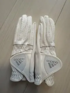 adidas ゴルフグローブ レディース 19cm ホワイト
