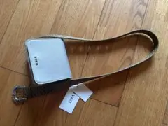 EVRISシルバー ウエストポーチにもなるミニショルダーバッグ