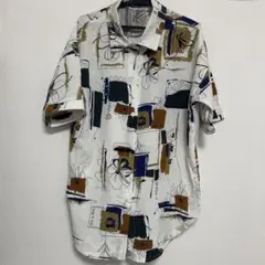 半袖柄シャツ 夏用