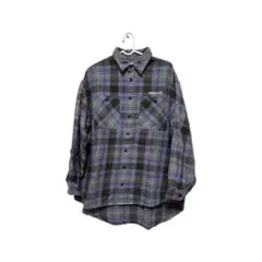 AVIREX コットンワイドチェックシャツ
