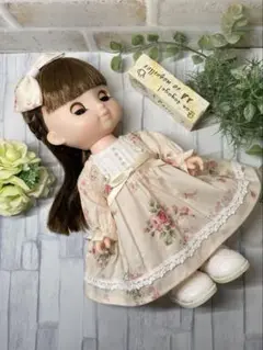 ソランちゃん♡メルちゃん♡花柄ワンピース2点セット#450