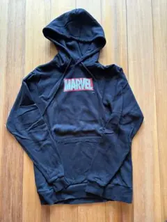 MARVEL ブラック フード付きパーカー M