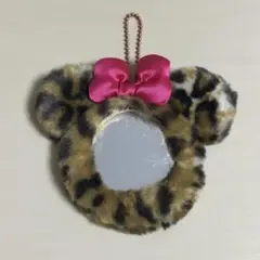ミニーちゃん ヒョウ柄 ミラー