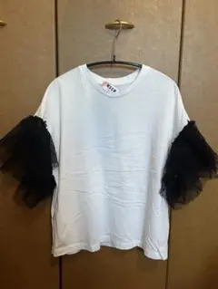 MSGM▪️チュール袖Tシャツ