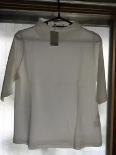 シルクコットンボトルネックフ FISOL新品 LL