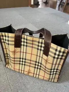 オールドバーバリーBurberry チェック柄ハンドバッグ