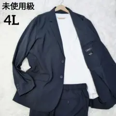 【ほぼ新品】クロッシー×SOLOTEX　トラベルスーツ　ネイビー　超希少　4L