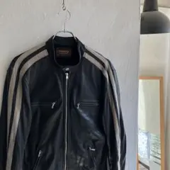 drestrip ドレストリップ ディアスキン レザートラックジャケット Drestrip - drestrip ドレストリップ 鹿革レザージャージL相当の